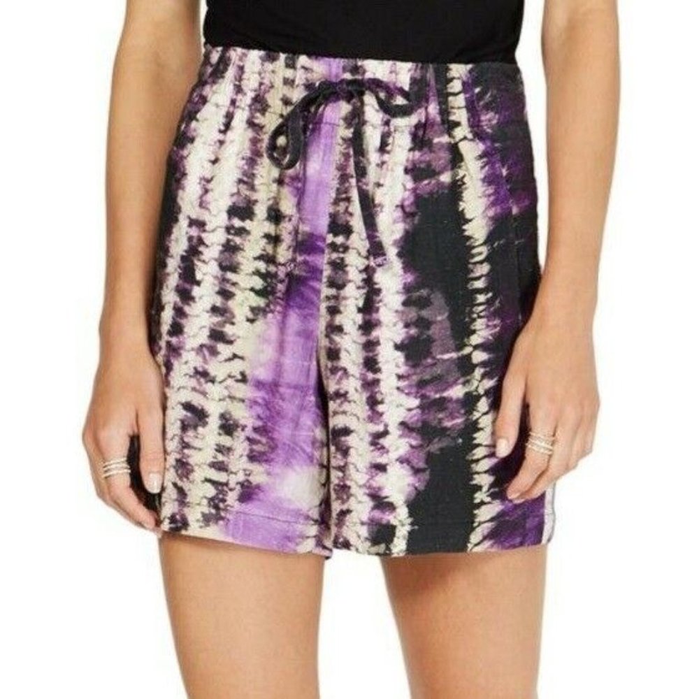 INC S Twilight Tie Dye Drawstring Shorts NWT CS87